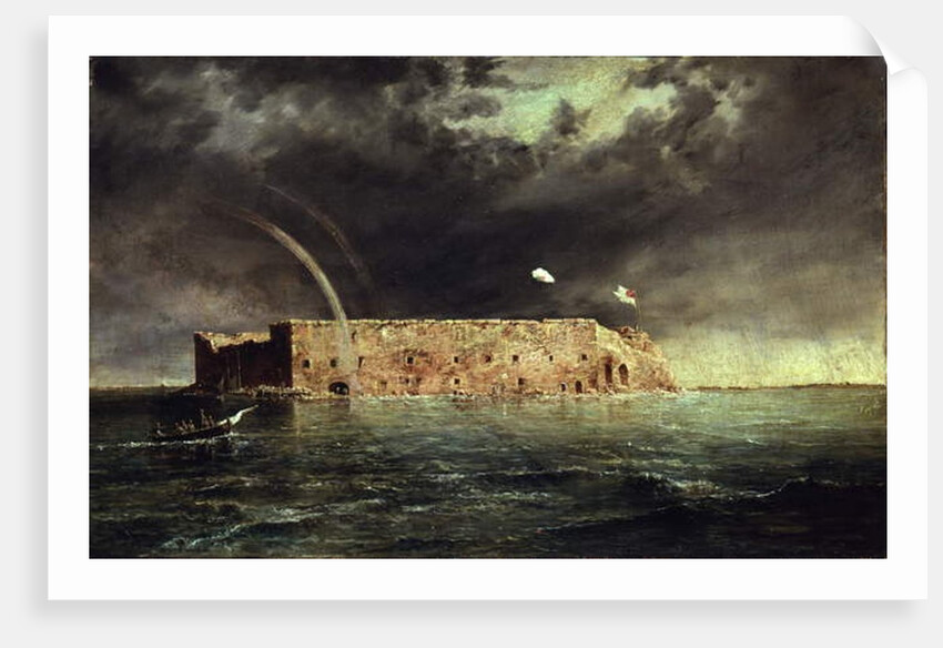 View of Fort Sumter, South Carolina, 1863 by Conrad Wise Chapman