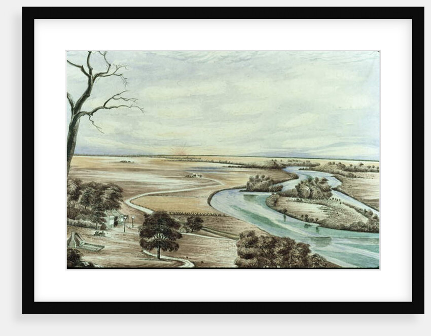 Tavern on the Illinois River, 1842 by Henry Francis Ainslie