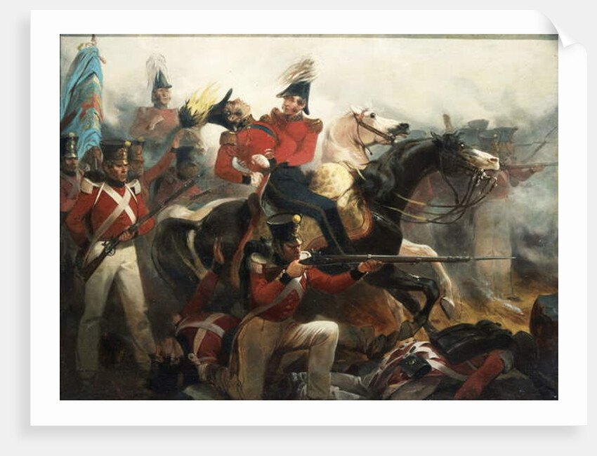 Death of General Ross at the Battle of Baltimore, September 12th, 1814 by Alonzo Chappel