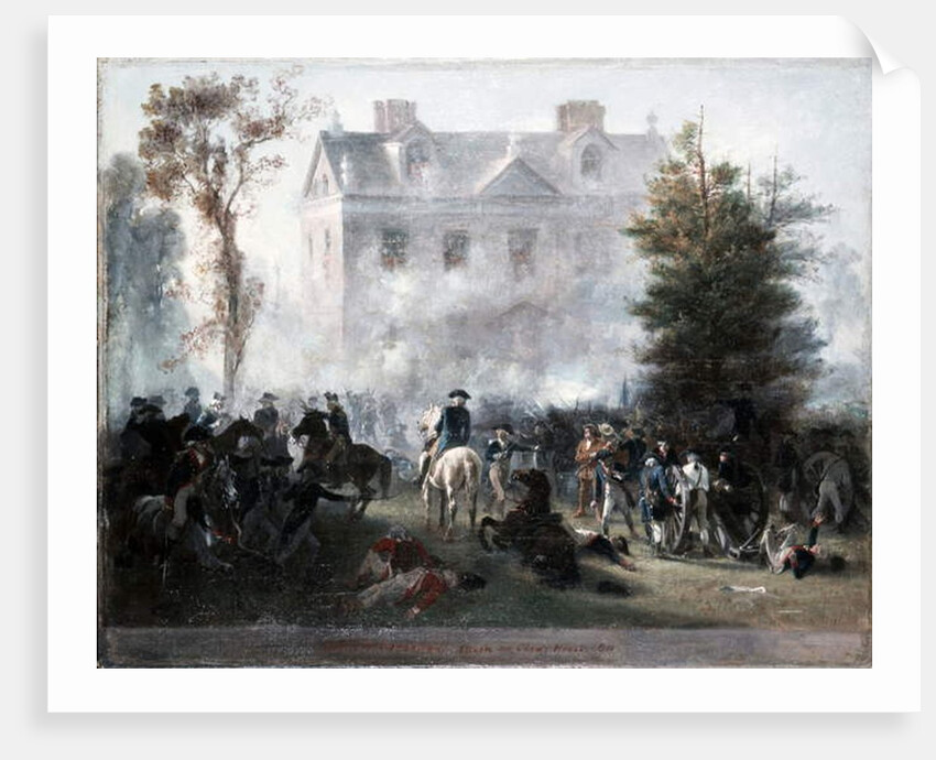 Battle of Germantown, Attack on Judge Chew's House, 1860 by Alonzo Chappel