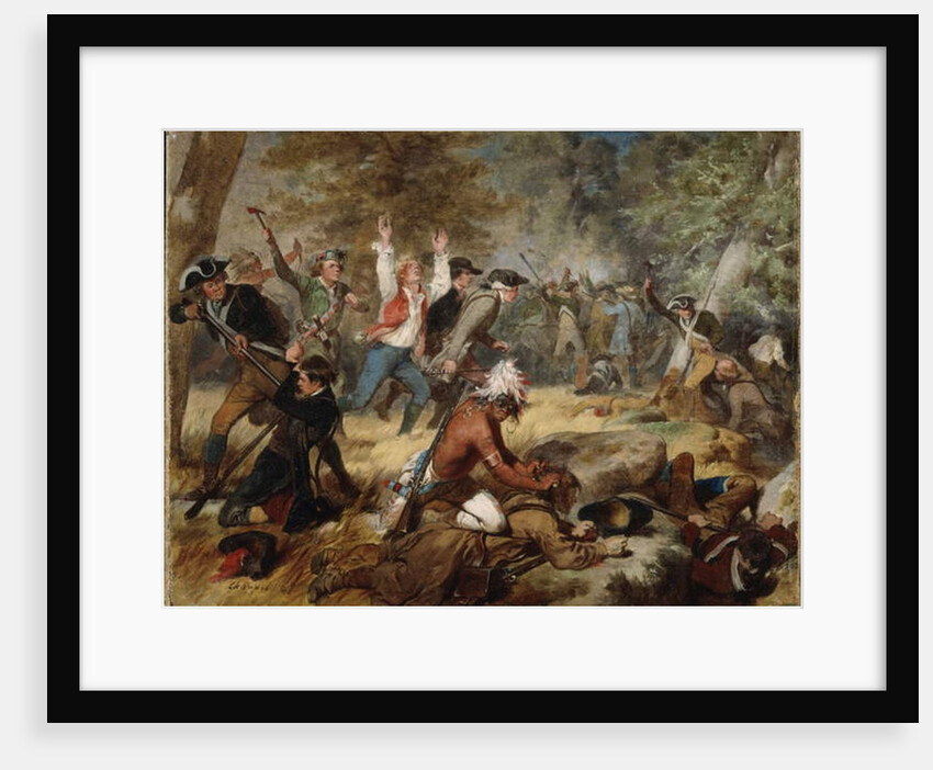 Massacre of Wyoming, July 3rd to July 4th, 1778, 1859 by Alonzo Chappel