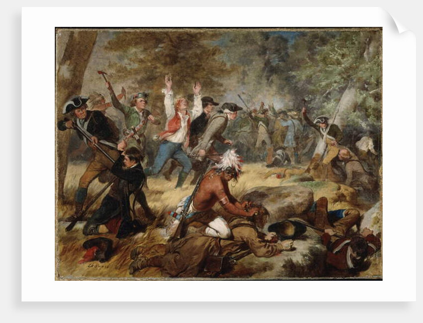 Massacre of Wyoming, July 3rd to July 4th, 1778, 1859 by Alonzo Chappel