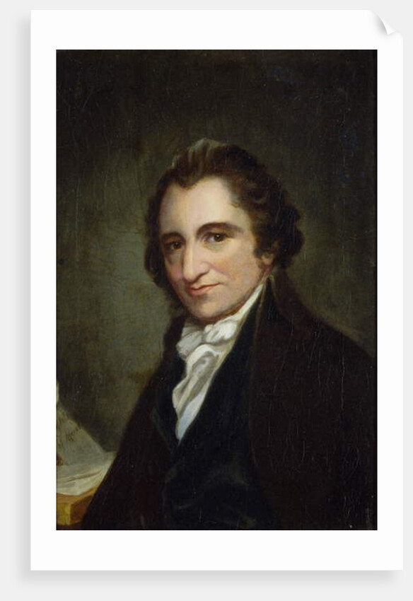 Portrait of Thomas Paine, 1800 by George Romney