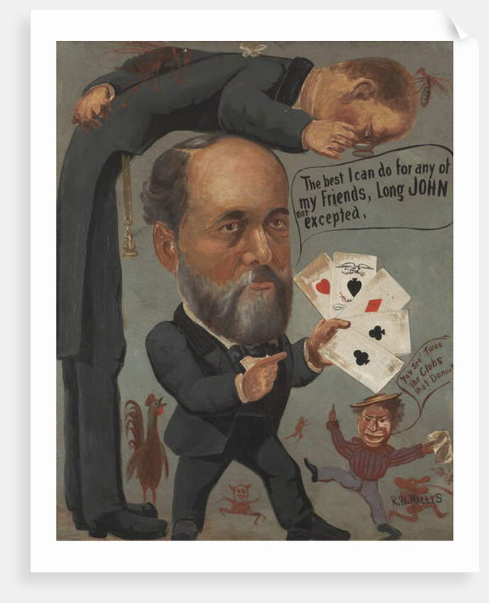 Caricature of Charles Benjamin Farwell, 1885-90 by Richard William Wallis