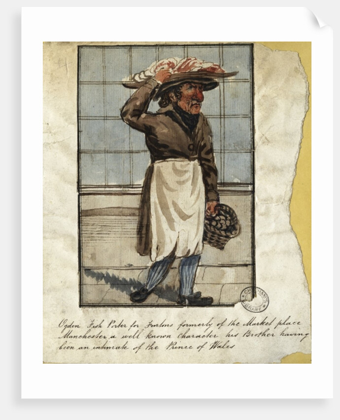 Ballad seller, early 19th century by Thomas (attr. to) Barritt