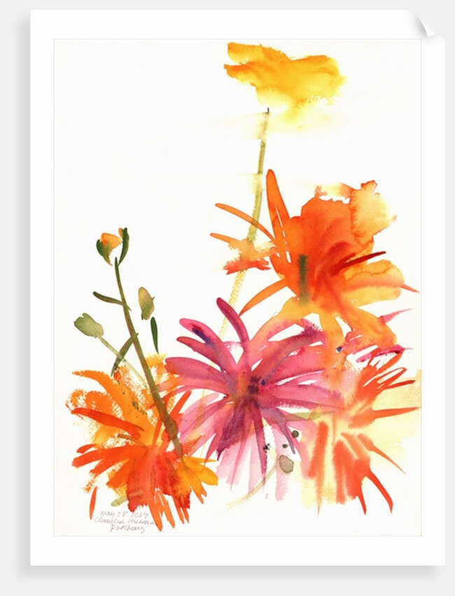 Marigolds and Other Flowers, 2004 by Claudia Hutchins-Puechavy