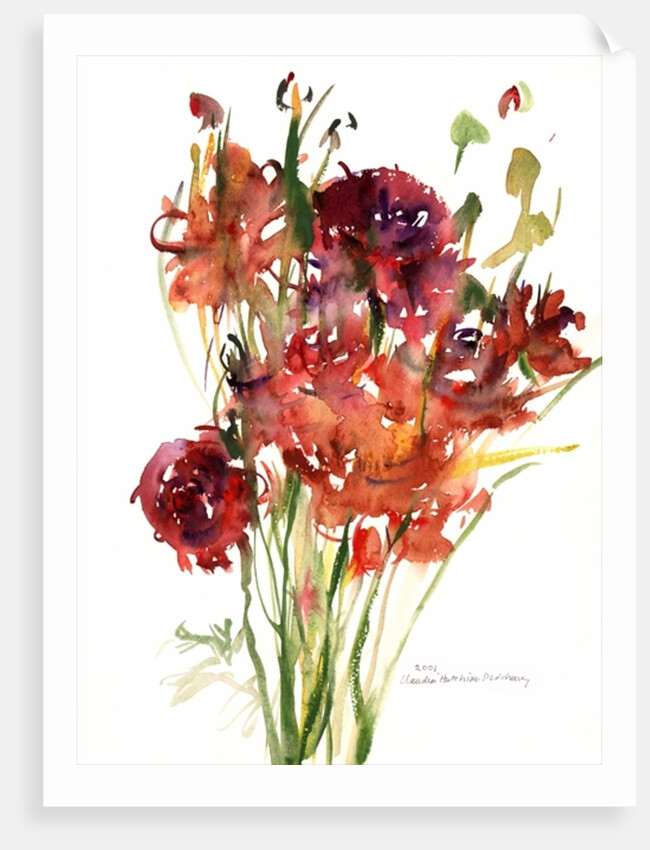 Renoncules, 2001 by Claudia Hutchins-Puechavy