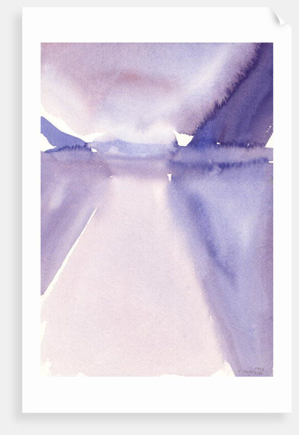 Mountain lake, 1993 by Claudia Hutchins-Puechavy