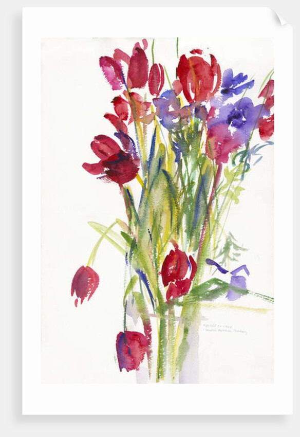 Tulips, 1999 by Claudia Hutchins-Puechavy