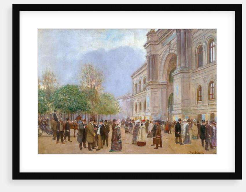 Outside the Palais de l'Industrie by Jean Beraud