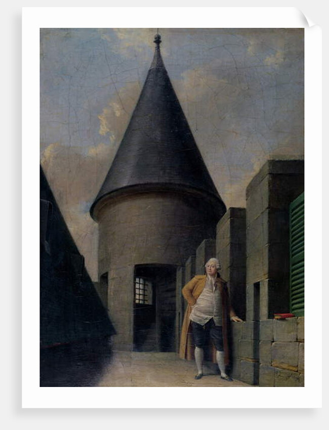 Louis XVI in prison at the Temple, late 18th century by Jean Francois Garneray