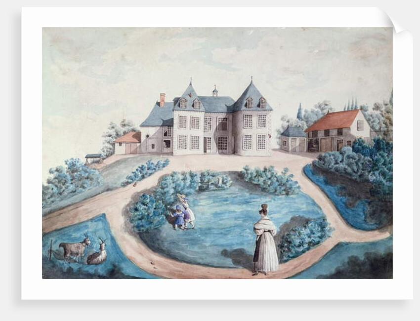 Depiction of 'Le Lys dans la Vallee' by Honore de Balzac by Maria du Fresnay