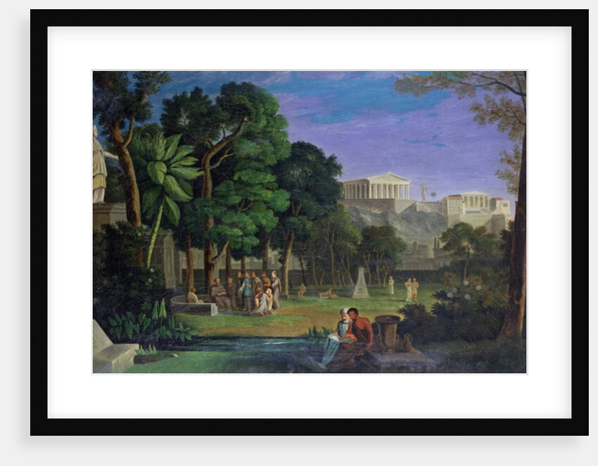 The Philosopher's Garden, Athens, 1834 by Antal Strohmayer