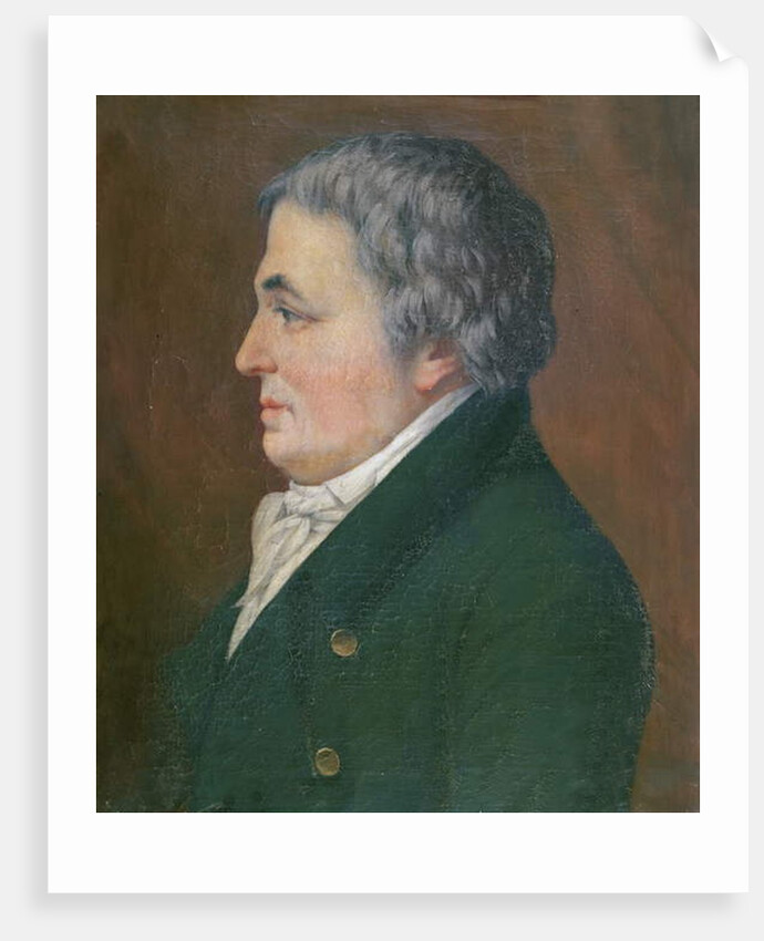 Franz Anton Mesmer aged 72, 1847 by Paul Carpentier