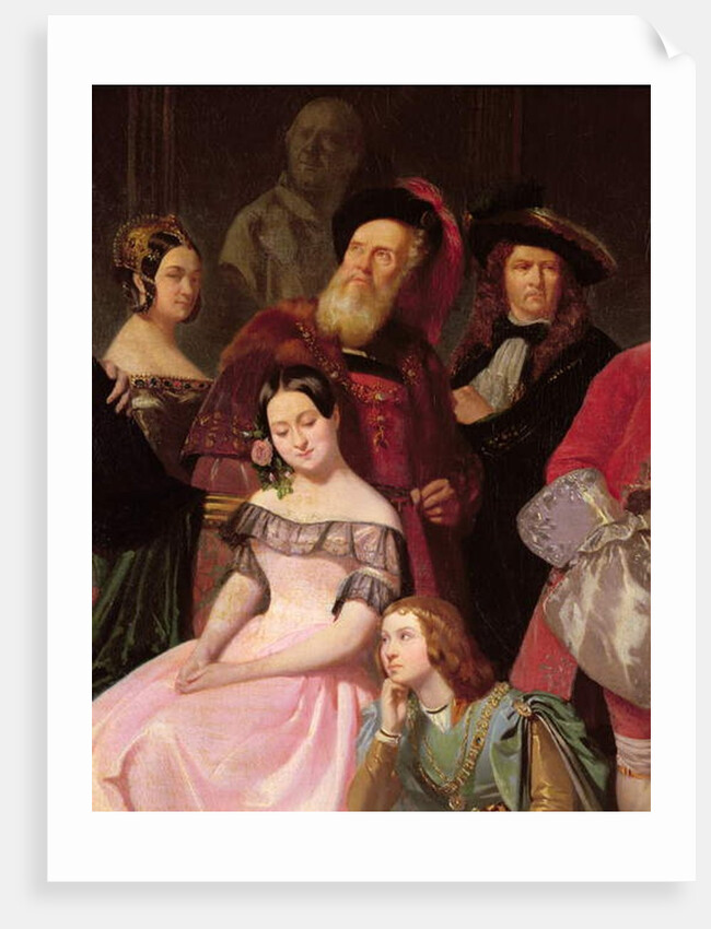 Members of the Comedie-Francaise by Edmond Aime Florentin Geffroy