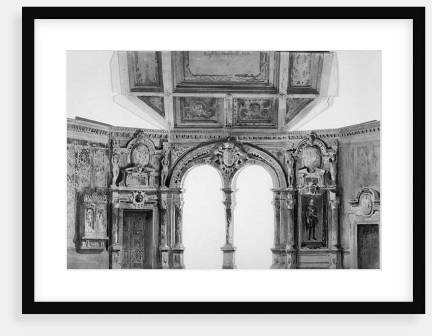 Set design for 'Ruy Blas' by Victor Hugo, revival atdthe Comedie Francaise in 1879 by A. Devred