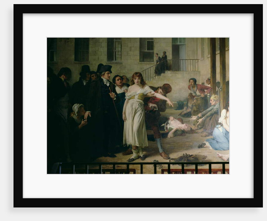 Philippe Pinel releasing lunatics from their chains at the Salpetriere asylum in Paris in 1795, 1886 by Tony Robert-Fleury