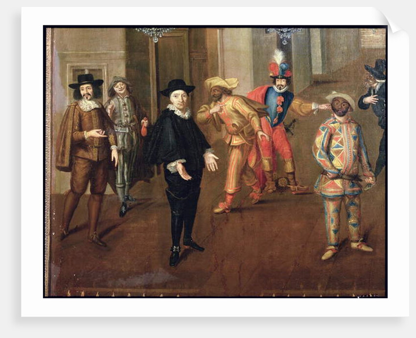 Italian and French Comedians Playing in Farces, 1670 by Verio