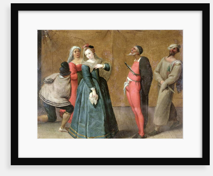 The Commedia dell'Arte Company by French School