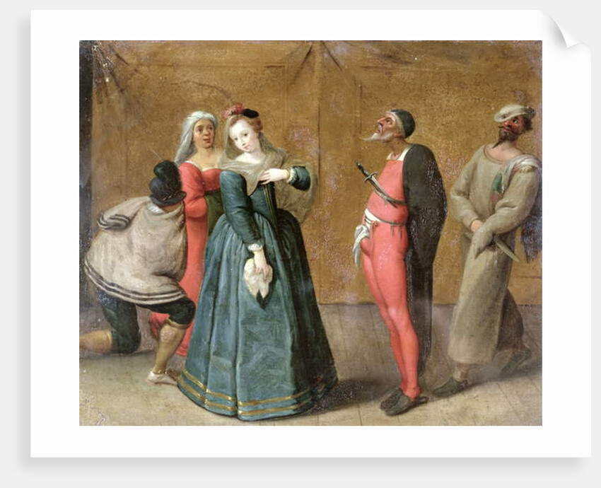 The Commedia dell'Arte Company by French School