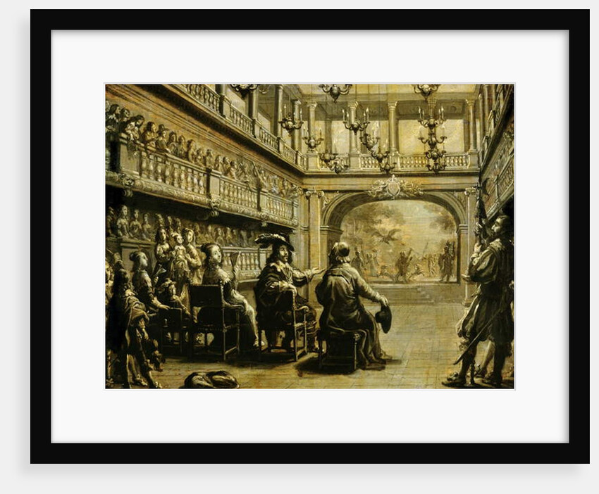 Louis XIII Anne of Austria and Cardinal Richelieu by Jean de Saint-Igny