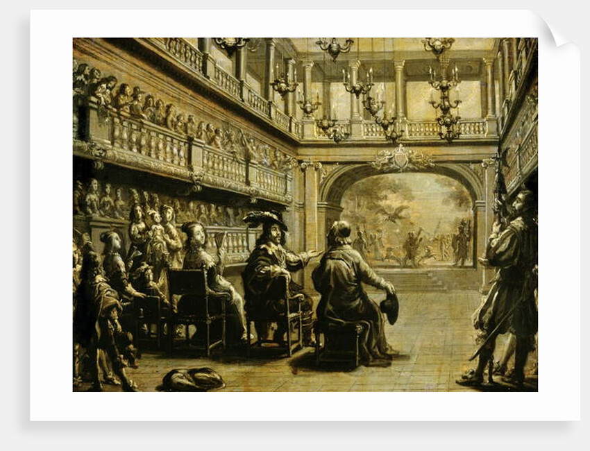 Louis XIII Anne of Austria and Cardinal Richelieu by Jean de Saint-Igny