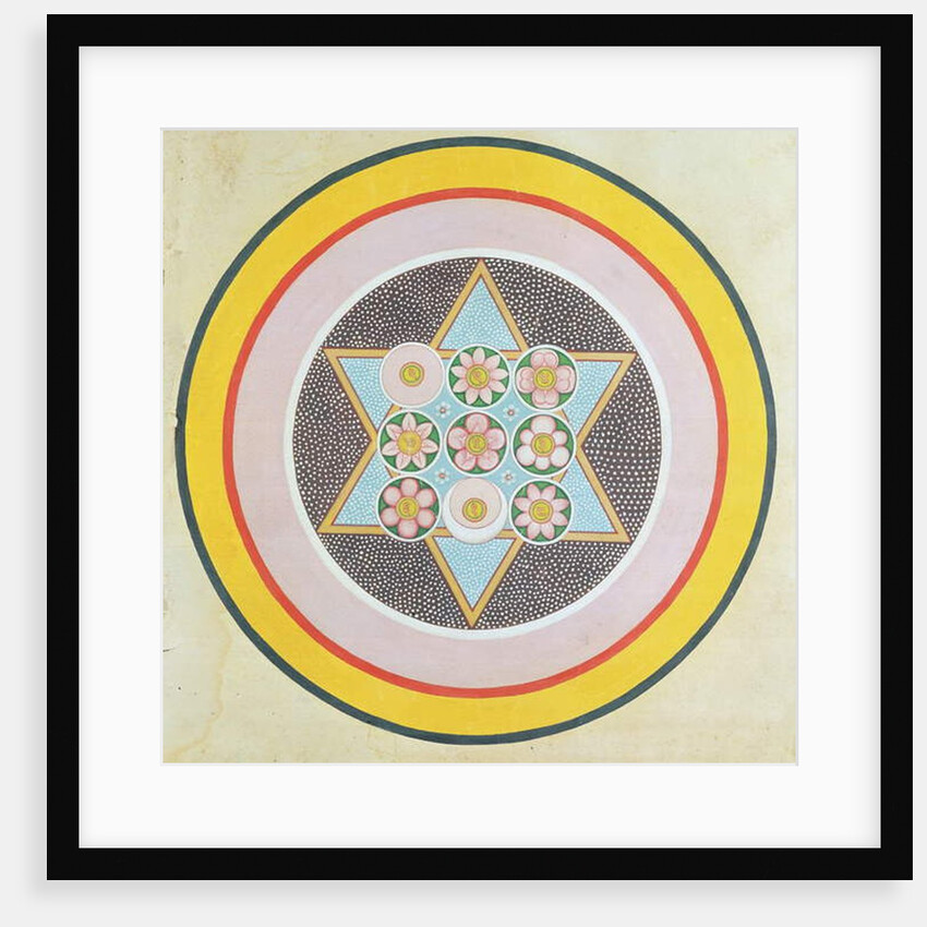 Tantric star design by Indian School