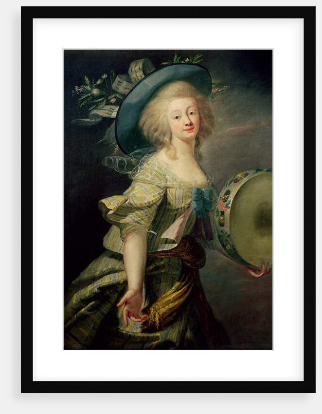 Portrait of Marie-Anne de Cupis also known as La Camargo by Elisabeth Louise Vigee-Lebrun