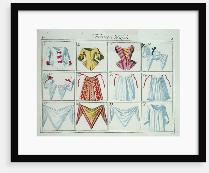 Corsets and undergarments by German School