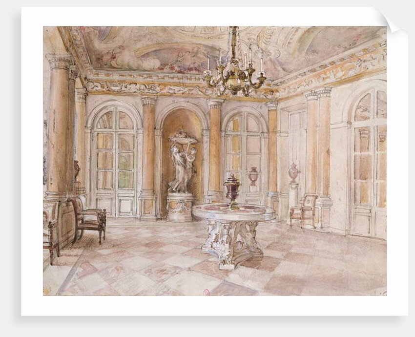 Interior view of Jacques Doucet's Apartment by Adrien Karbowsky