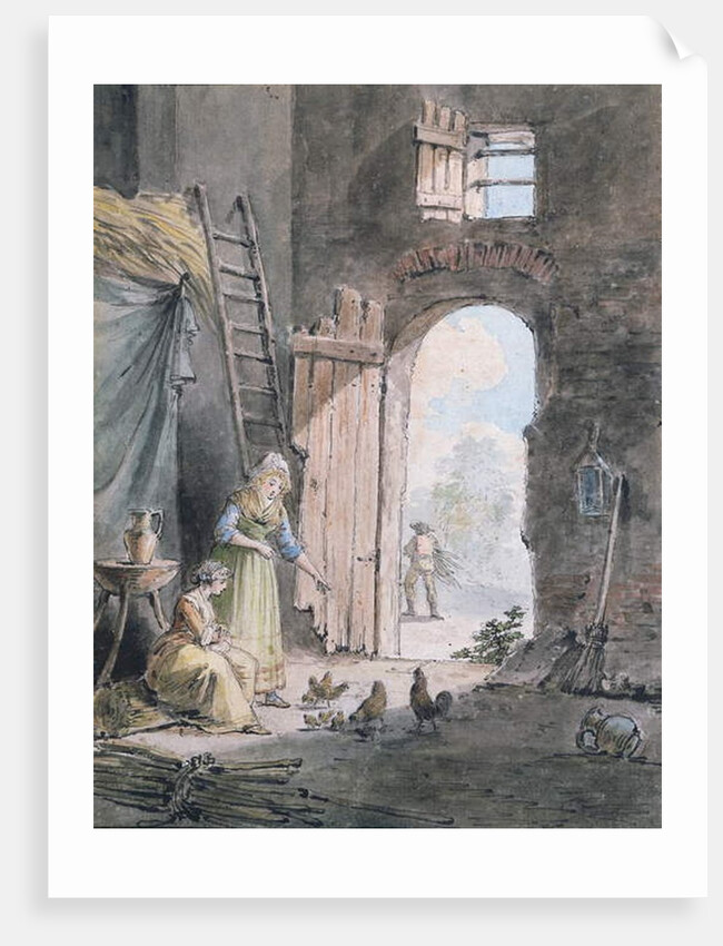 Rural Family by Hubert Robert