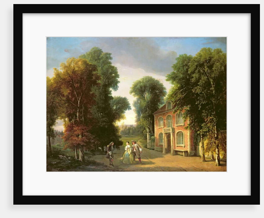 A Scene from 'Georges Dandin' by Moliere 1852 by Adolphe Mirecourt