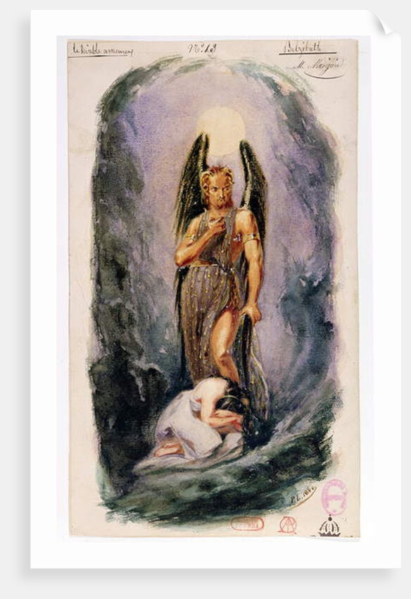 Costume design for 'The Devil in Love', a ballet after the original work by Jacques Cazotte 1840 by Paul Lormier