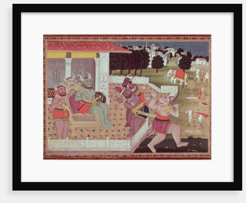 The Asura Kumbha and his Court of Demons, c.1800 by Indian School