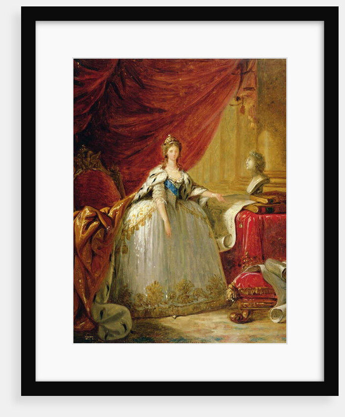 Portrait of the Dowager Tsarina Maria Feodorovna by Elisabeth Louise Vigee-Lebrun