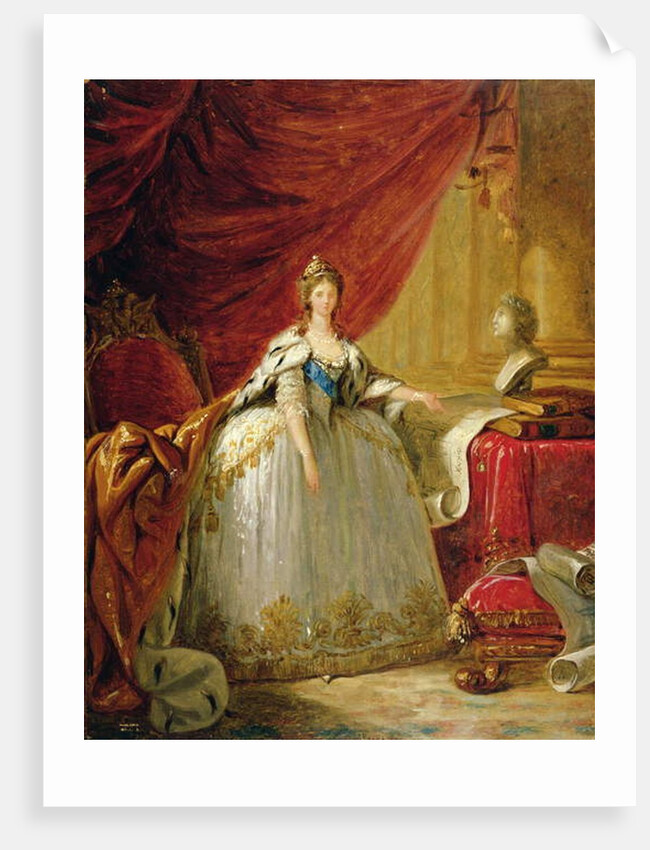 Portrait of the Dowager Tsarina Maria Feodorovna by Elisabeth Louise Vigee-Lebrun