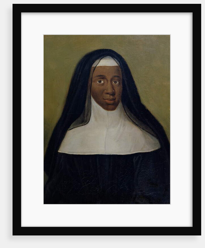 Portrait of Louise-Marie-Therese The Black Nun of Moret by School French