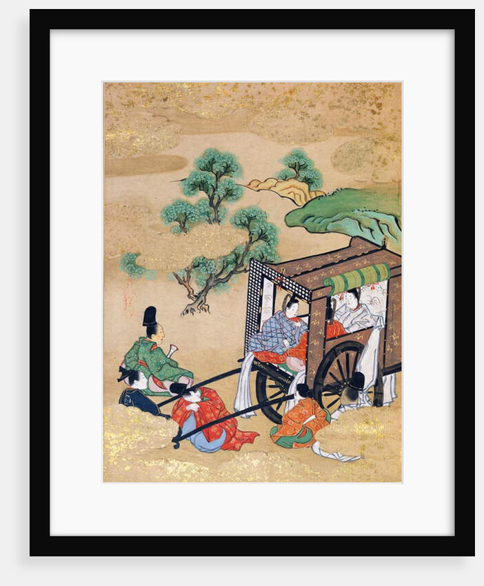 The Monk Shogaku's Servants Resting by Japanese School