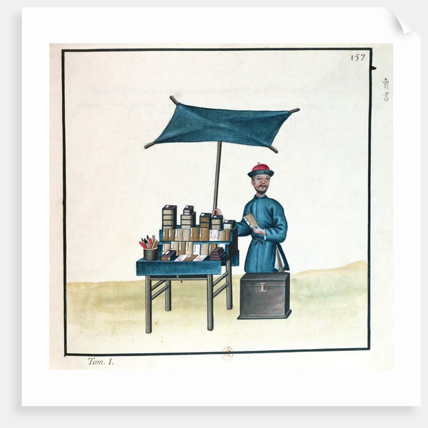 The Book Seller by French School