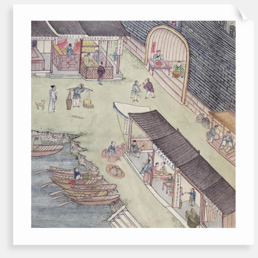 View of a Market in China by School Chinese