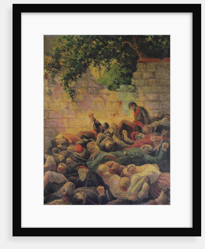 Execution of the Communards at the 'Mur des Federes' by Maximilien Luce