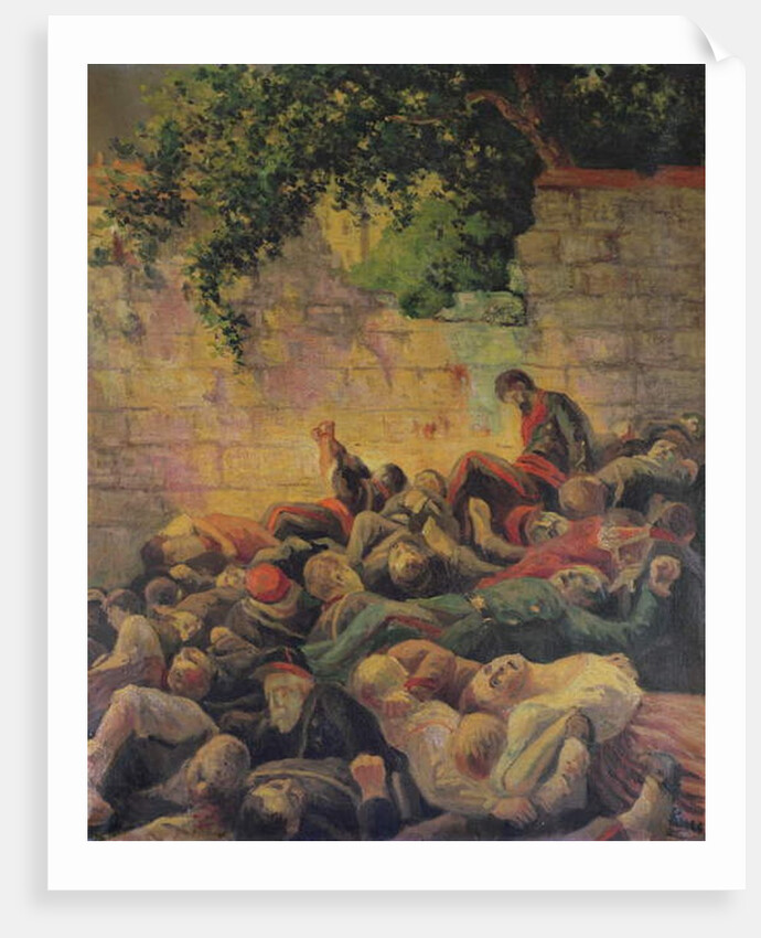 Execution of the Communards at the 'Mur des Federes' by Maximilien Luce