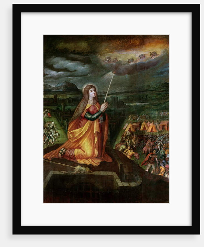 St. Genevieve Praying to Avert the Coming of Attila and his Huns by French School