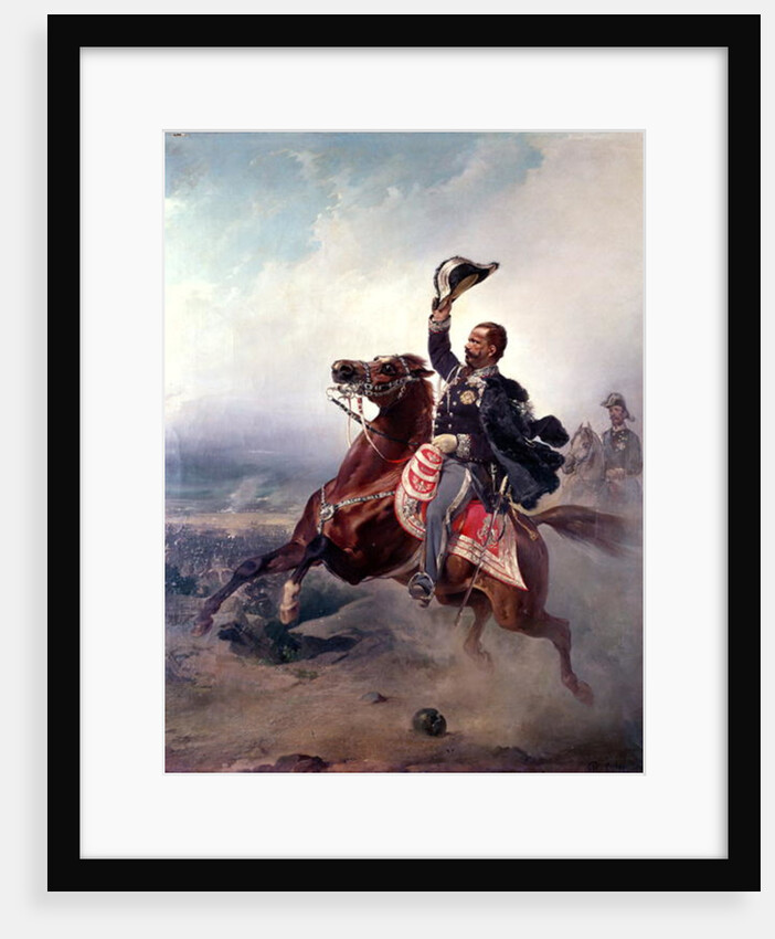 Portrait of Victor Emmanuel II King of Sardinia and Italy by P. Litta