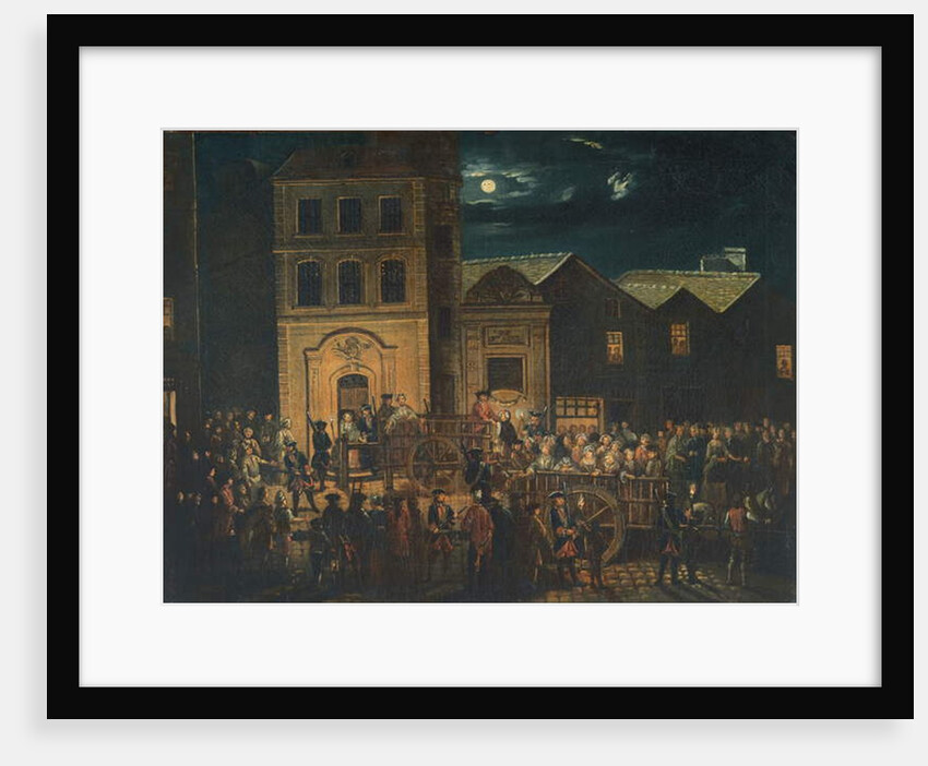 Transport of Prostitutes from the St. Martin Prison to the Salpetriere Hospital by French School