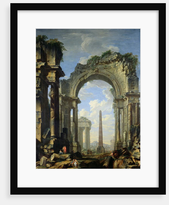 Landscape with Ruins by Giovanni Niccolo Servandoni