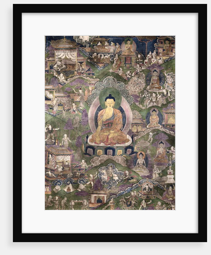 Thangka of the Buddha by School Tibetan