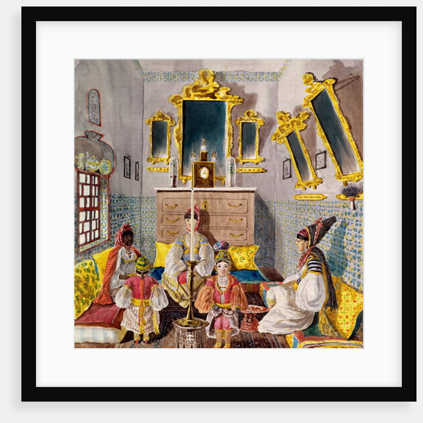 Algerian Interior, c.1835 by Theodore Leblanc