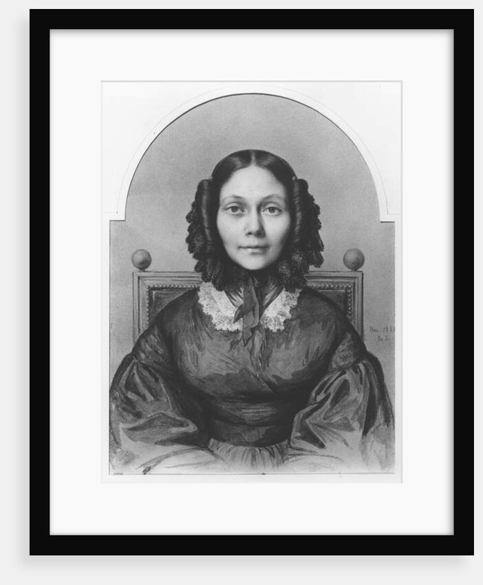 Portrait of the Comtesse de Segur, November 1841 by Gaston Segur