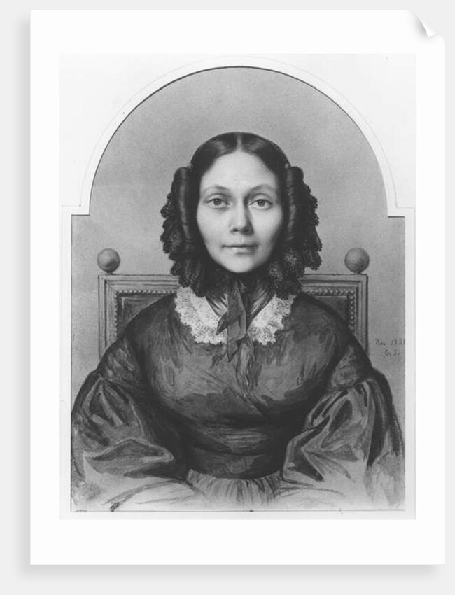 Portrait of the Comtesse de Segur, November 1841 by Gaston Segur
